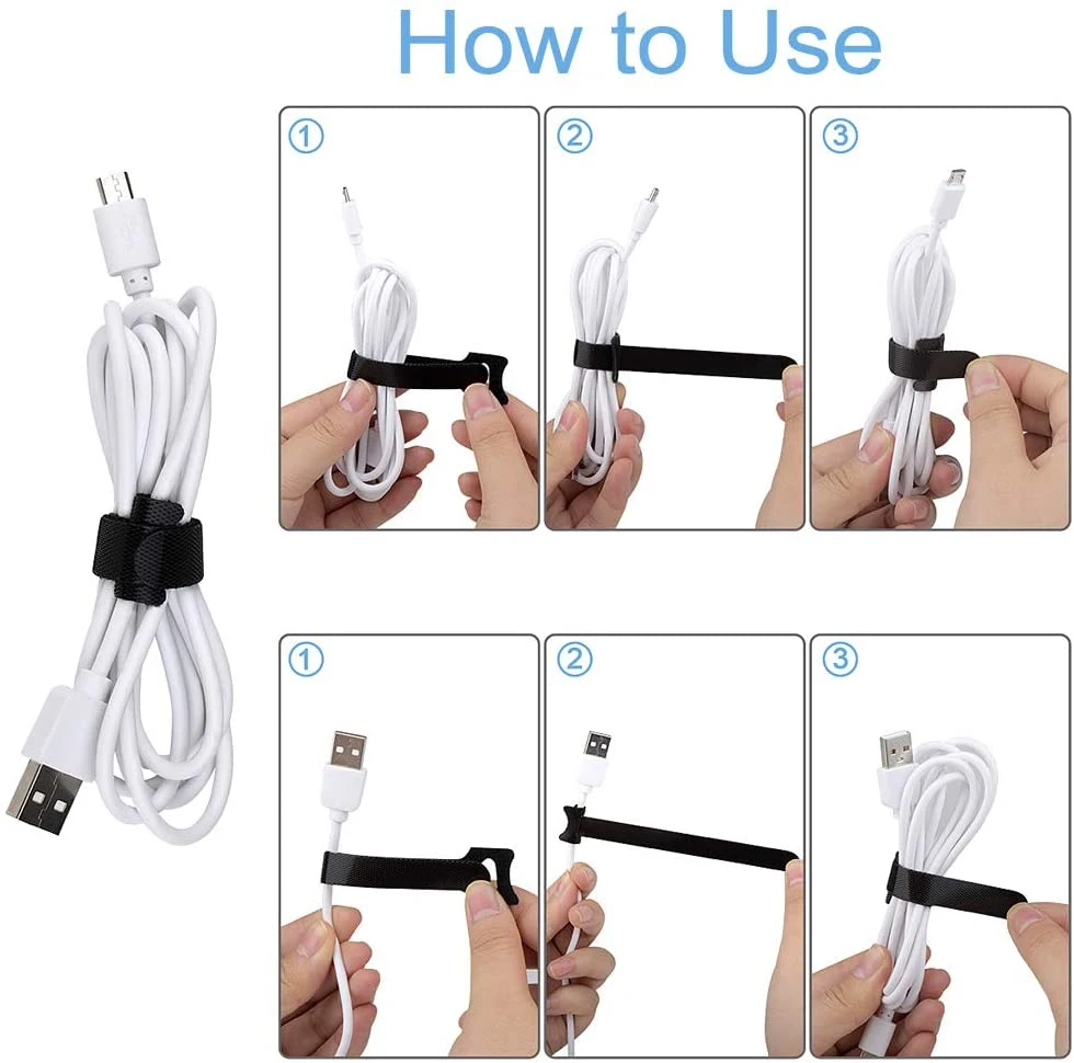 Nylon Hook & Loop Cable Tie Mounts