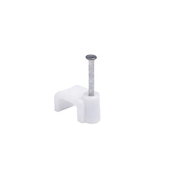 Cable Clip Flat White 12mm (2.5mm Twin+Earth) 500 Pack