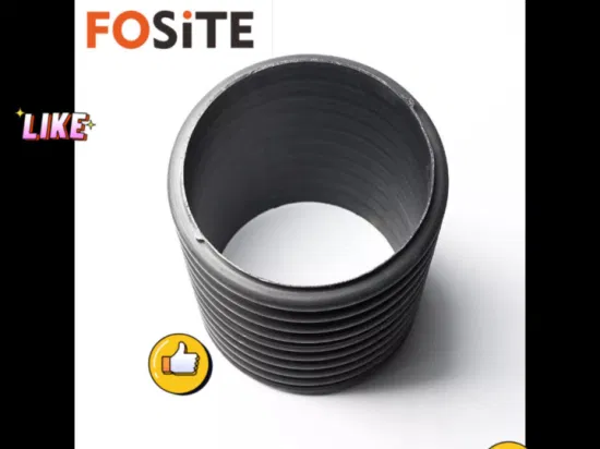 Fosite Plastic Black Polyethylen Drainage Culvert HDPE Double Wall Wellrohr Preis